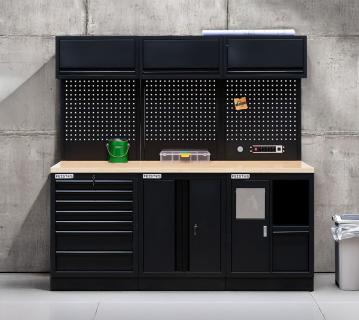 FEISTOS Werkstatteinrichtung EOS Blackline 11 | Metall Werkstattschrank 