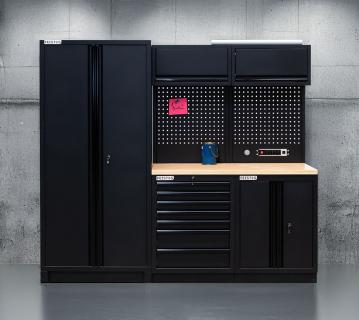 FEISTOS Werkstatteinrichtung EOS Blackline 1 | Metall Werkstattschrank 