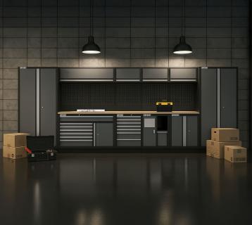 FEISTOS Werkstatteinrichtung Apollo 24 | Metall Werkstattschrank 