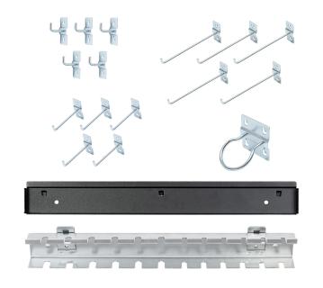 FEISTOS Werkstatteinrichtung | Zubehörset 1 | Lochwand Zubehör | 18 Teile 