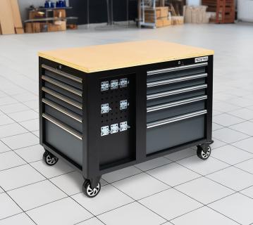 FEISTOS Hektor | mobile Werkbank | Schwarz | 114x73x89cm 