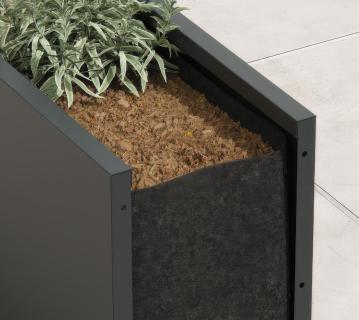 Herstera Garden Filztasche | Pflanzkübeleinsatz & Stoffübertopf | 100x40x105 cm  