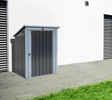 Westmann Stahl Mülltonnenbox und Gerätebox | Anthrazit | 101x104x134 cm 