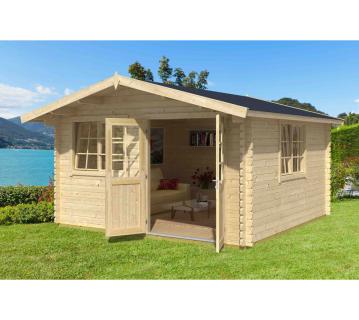 Lasita Maja Holz Gartenhaus Norderney 3 | 480x445x257 cm | 