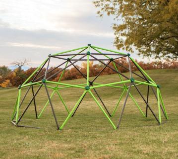 Lifetime Stahl Klettergerüst Geodome | Klettergerüst Garten | Grün/Bronze | Ø 335x168 cm 