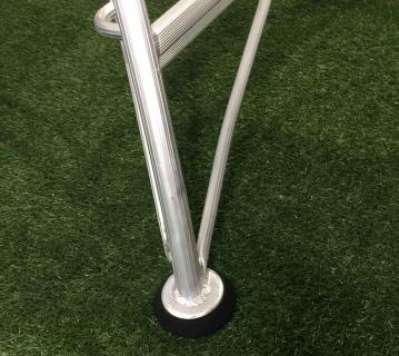 Niwaki Gummifüße für Niwaki Leiter 3er-Set | Silber | 11x11x10,5 cm 