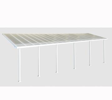 Palram - Canopia Aluminium Terrassenüberdachung Feria | Weiß | 295x1156x305 cm 