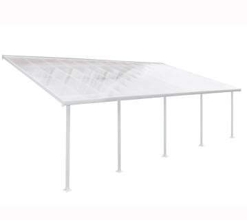 Palram - Canopia Aluminium Terrassenüberdachung Feria | Weiß | 387x787x305 cm 