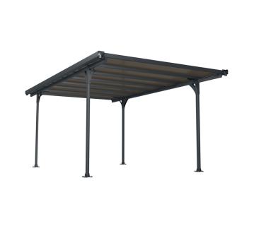 B-WARE Palram - Canopia Aluminium Carport Verona 5000 | Anthrazit | 500x297x218 cm 