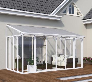 Palram - Canopia Aluminium Kaltwintergarten Sanremo | Weiß | 295x435x310 cm 