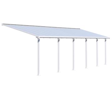 Palram - Canopia Aluminium Terrassenüberdachung Olympia | Weiß | 295x860x305 cm 