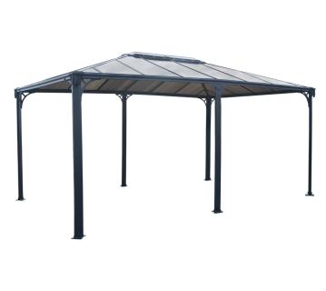 B-WARE Palram - Canopia Martinique 5000 | Metall Pavillon mit festem Dach | 3x5 m 