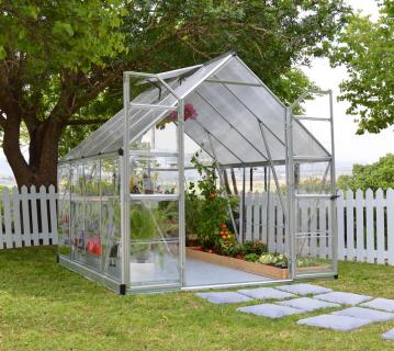Palram - Canopia Gewächshaus Balance 88 | Silber | 247x244x229 cm 