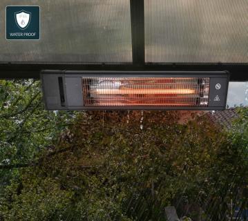 Palram - Canopia Carbon Heizstrahler verstellbar | Grau | 74x16 cm 