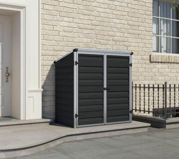 Palram - Canopia Aluminium Gerätebox Voyager | Schwarz | 90x139x147 cm 