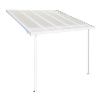 Palram - Canopia Aluminium Terrassenüberdachung Feria | Weiß | 295x305x305 cm 