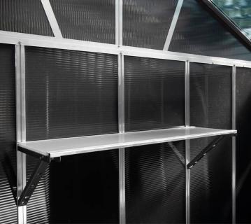 Palram - Canopia Regalboden für Gerätehaus Yukon | Weiß | 104x35x27 cm 