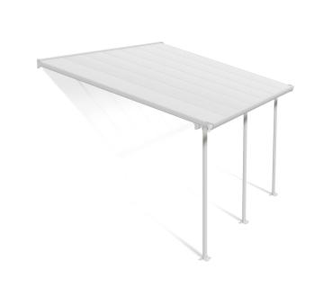 Palram - Canopia Aluminium Terrassenüberdachung Feria | Weiß | 295x425x305 cm 