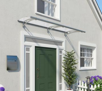 Canopia By Palram Aquila Vordach 205x92cm - Grau Mit Regenrinne