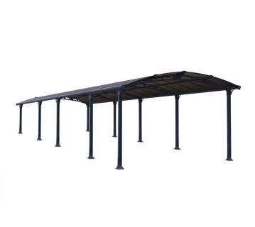 Palram - Canopia Aluminium Carport Arcadia 10600 | Anthrazit | 1072x359x242 cm 