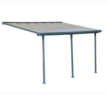 Palram - Canopia Terrassenüberdachung Feria | Anthrazit | 295x546x305 cm Basic