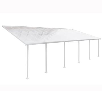 Palram - Canopia Aluminium Terrassenüberdachung Feria | Weiß | 387x1031x305 cm 