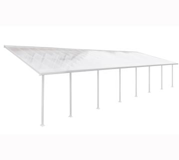 Palram - Canopia Aluminium Terrassenüberdachung Feria | Weiß | 387x1276x305 cm 
