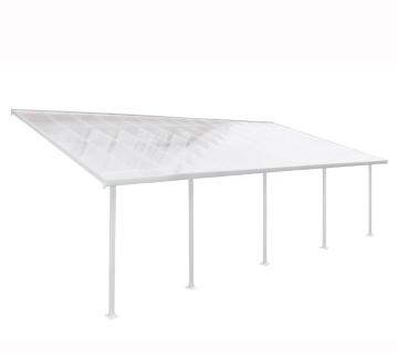 Palram - Canopia Aluminium Terrassenüberdachung Feria | Weiß | 387x850x305 cm 