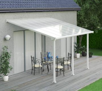 Palram - Canopia Aluminium Terrassenüberdachung Olympia | Weiß | 295x425x305 cm 