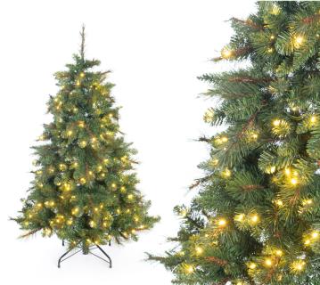 Evergreen Künstlicher Weihnachtsbaum Mesa Fichte | inkl. LEDs | Grün | 180 cm 
