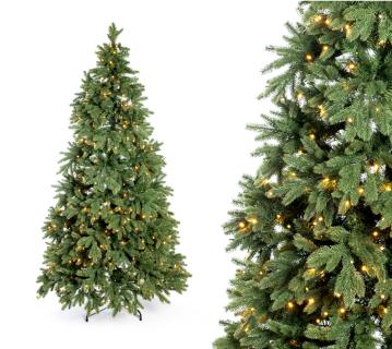 Evergreen Künstlicher Weihnachtsbaum Roswell Kiefer LED | Grün | 210 cm 