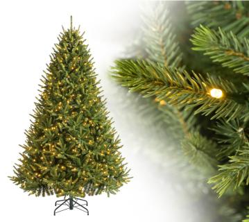 Evergreen Künstlicher Weihnachtsbaum Richmond Tanne | Inkl. LEDs | Grün | 228 cm 
