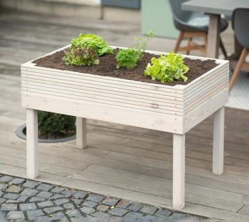 Westmann Holz Hochbeet Frieda | Grau | 119x75x79 cm 