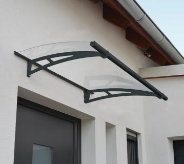 Palram - Canopia Vordach Aquila 1500 | Anthrazit | 92x150x18 cm 