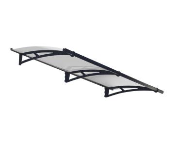 B-WARE Palram - Canopia Vordach Aquila 2050 | Anthrazit | 92x205x18 cm 