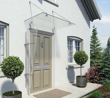 Palram - Canopia Vordach Taurus 1400 | silber | 91x140 cm 