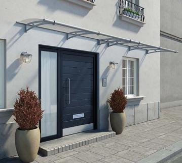 Palram - Canopia Vordach Aquila 4100 | Anthrazit | 92x412x18 cm 