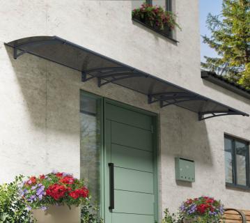 Palram - Canopia Vordach Aquila 4500 | Anthrazit | 92x454x18 cm 
