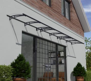 Palram - Canopia Vordach Aquila 6150 | Anthrazit | 92x615x18 cm 