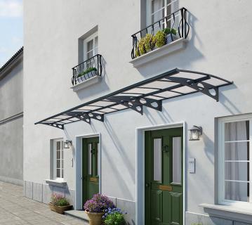 Palram - Canopia Herald 6690 | Vordach | Anthrazit | 139x671x33 cm 