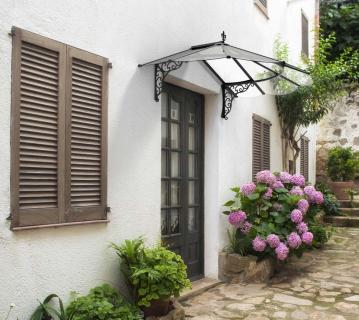 Palram - Canopia Vordach Iris 1780 | schwarz | 125x175 cm 