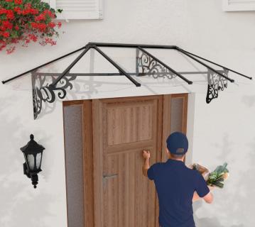 Palram - Canopia Vordach Lily 2642 | schwarz | 268x88 cm 