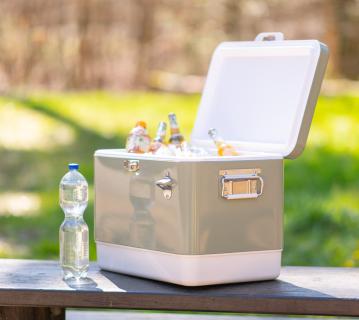 Westmann Kühlbox | passive Kühlbox | 56 Liter | Grün | 57x37x42 cm 