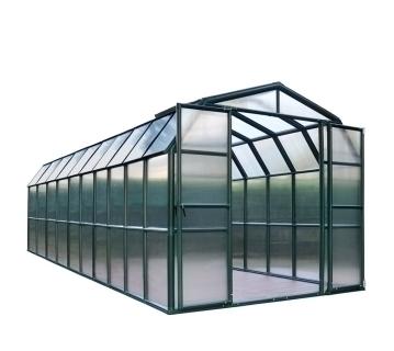 Rion Kunststoff Gewächshaus Grand Gardener 410 | Grün | 639x267x238 cm ohne Fundament