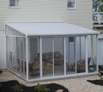 Palram - Canopia Aluminium Kaltwintergarten Sanremo | Weiß | 382x425x310 cm 