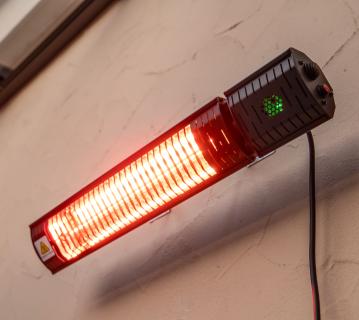 Westmann Infrarot Heizstrahler Magma | Schwarz | 7x63x11 cm 