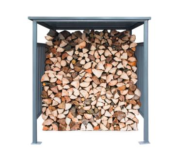 Westmann Stahl Holzlager Unterstand | Anthrazit | 200x180x210 cm 