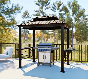 Sojag Messina 68 | Aluminium Grillpavillon | 2x3 m 