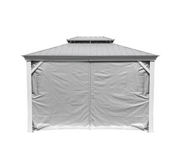 Sojag Vorhänge inkl. Clips für Pavillon Messina 1216 Vorhänge inkl. Clips | Taupe 