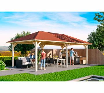 Skan Holz Holz Pavillon Orleans 2 | Natur | 786x439x329 cm 